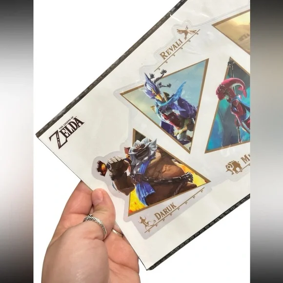 Legend Of Zelda Breath Of The Wild Champions Sticker Set Nintendo 2021 - Picture 2 of 5